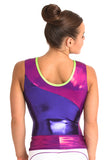 Ervy Echo Leotard (Violet, Plum and Kiwi) 